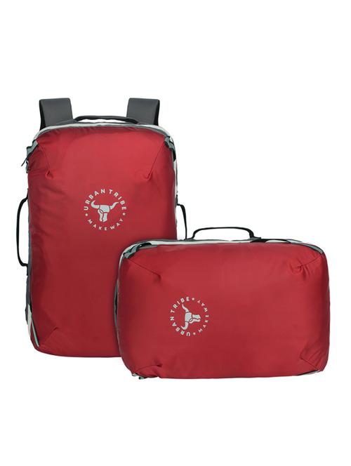 red polyester laptop backpack - 18194424 - Standard Image - 0