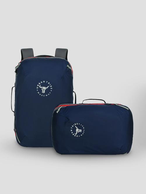 blue polyester laptop backpack - 18194425 -  Standard Image - 0