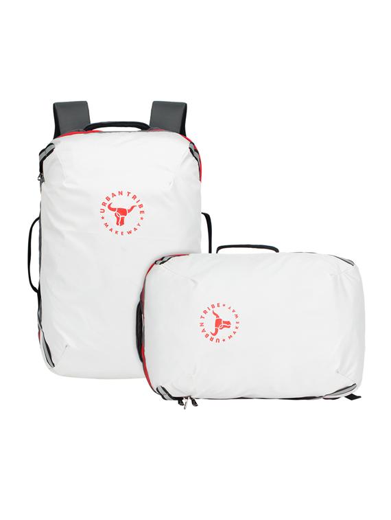 white polyester laptop backpack - 18194426 -  Zoom Image - 0