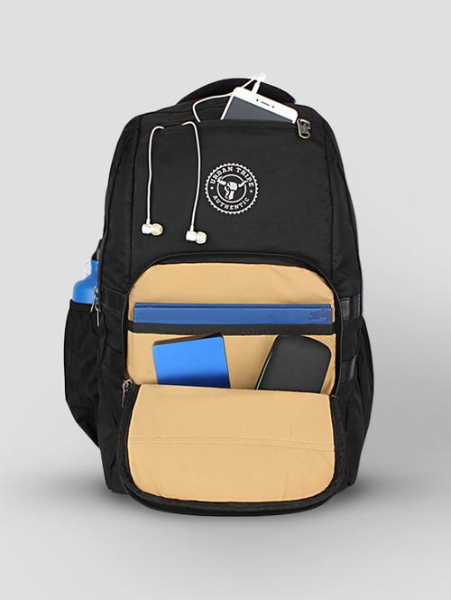 black polyester laptop backpack - 18194428 -  Standard Image - 0