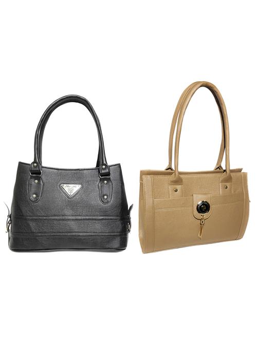 multi colored leatherette (pu) combo handbag - 18196687 - Standard Image - 0