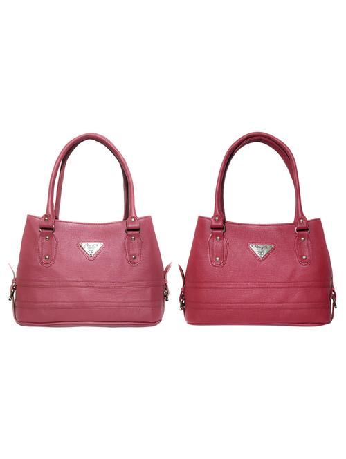 multi colored leatherette (pu) combo handbag - 18196713 - Standard Image - 0
