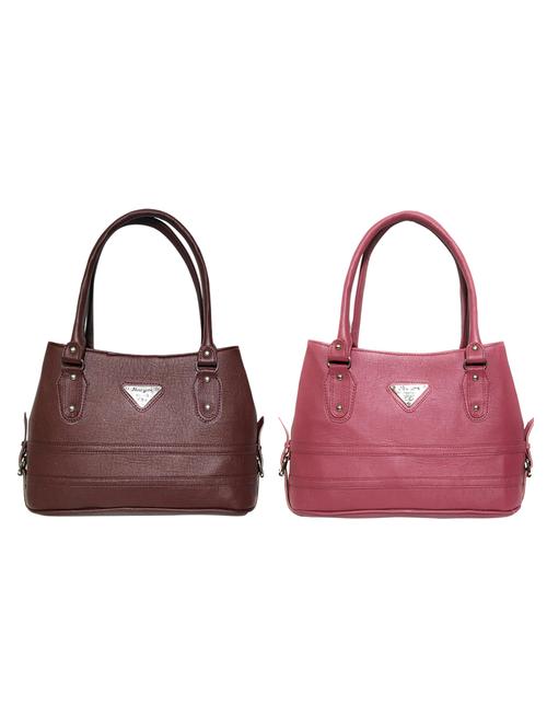 multi colored leatherette (pu) combo handbag - 18196721 - Standard Image - 0