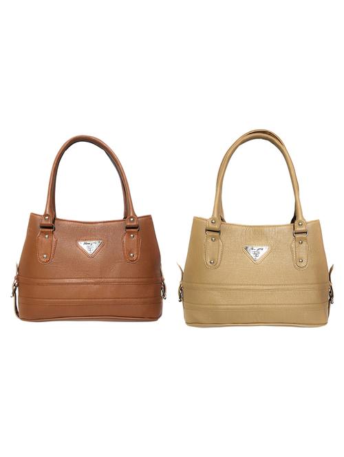 multi colored leatherette (pu) combo handbag - 18196726 -  Standard Image - 0