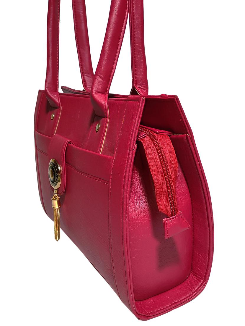 multi colored leatherette (pu) combo handbag - 18196727 - Standard Image - 4