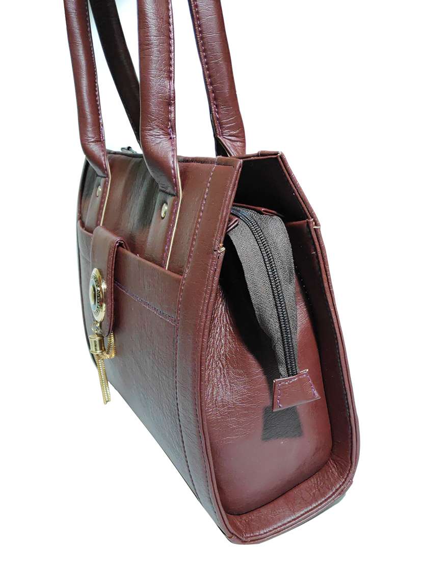multi colored leatherette (pu) combo handbag - 18196730 -  Standard Image - 4