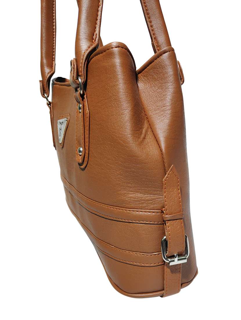 multi colored leatherette (pu) combo handbag - 18196738 - Standard Image - 4