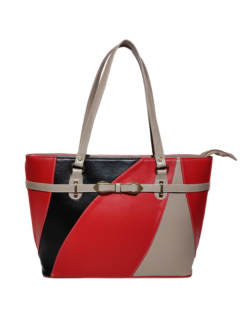 multi colored leatherette (pu) combo handbag - 18196744 - Standard Image - 4