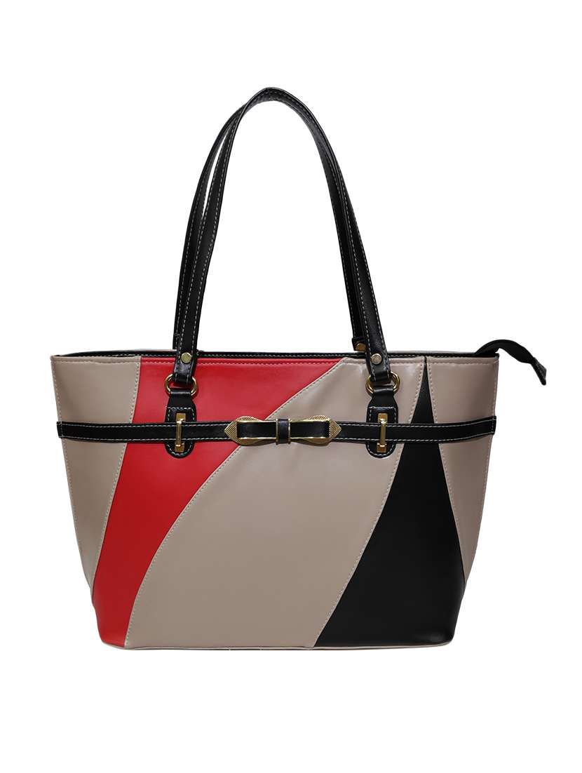 multi colored leatherette (pu) combo handbag - 18196763 -  Standard Image - 4