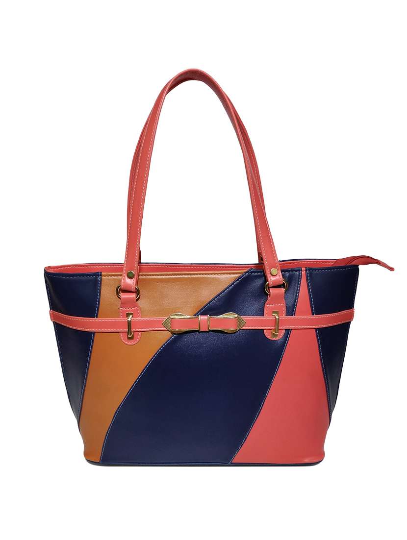 multi colored leatherette (pu) combo handbag - 18196786 - Standard Image - 4