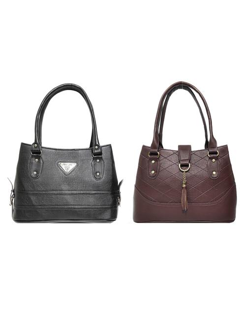 multi colored leatherette (pu) combo handbag - 18196887 -  Standard Image - 0