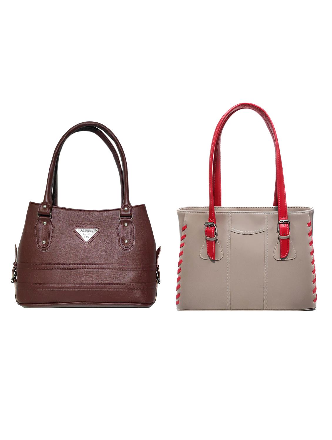 multi colored leatherette (pu) combo handbag - 18196942 -  Zoom Image - 0