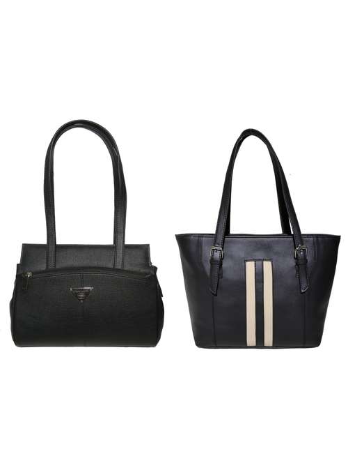 multi colored leatherette (pu) combo handbag - 18197276 -  Standard Image - 0