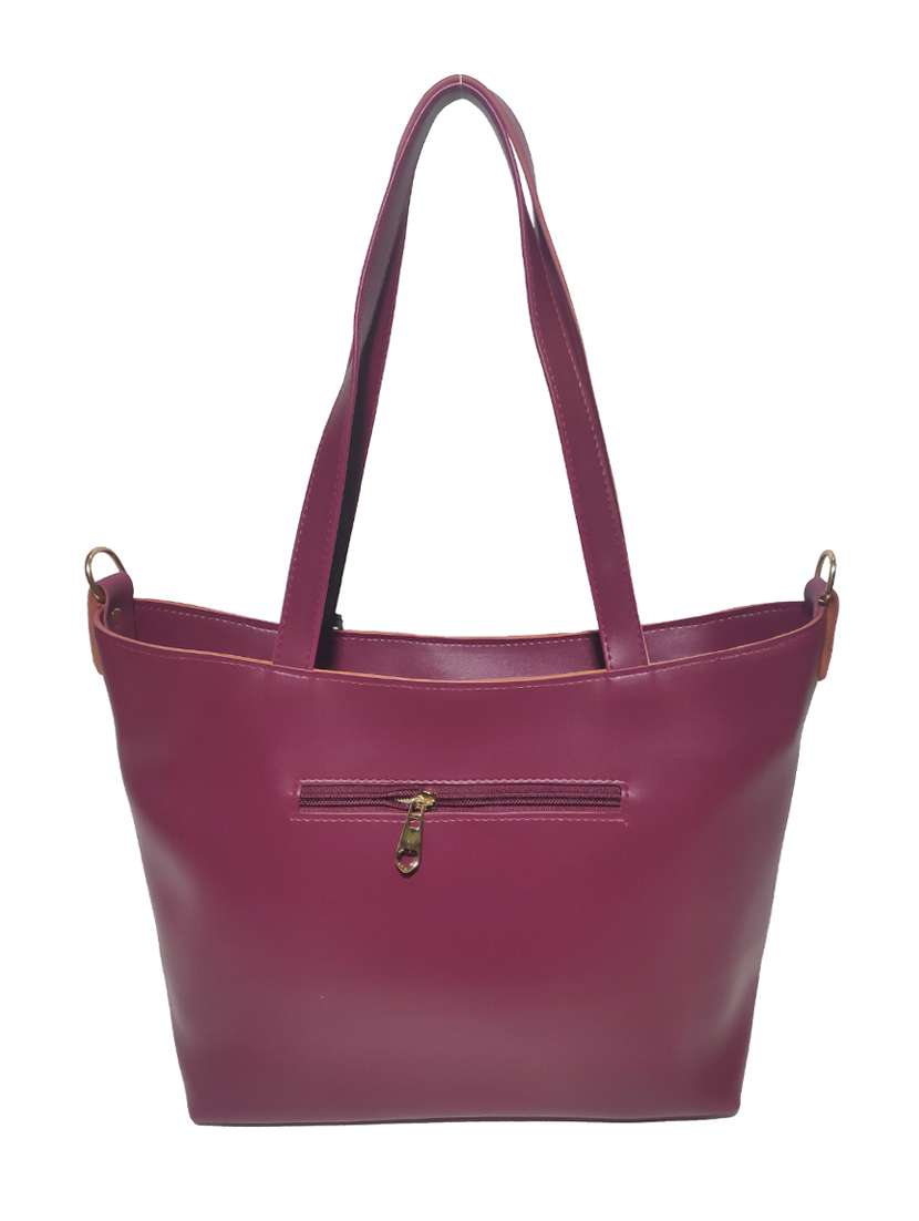 multi colored leatherette (pu) combo handbag - 18197658 -  Standard Image - 1