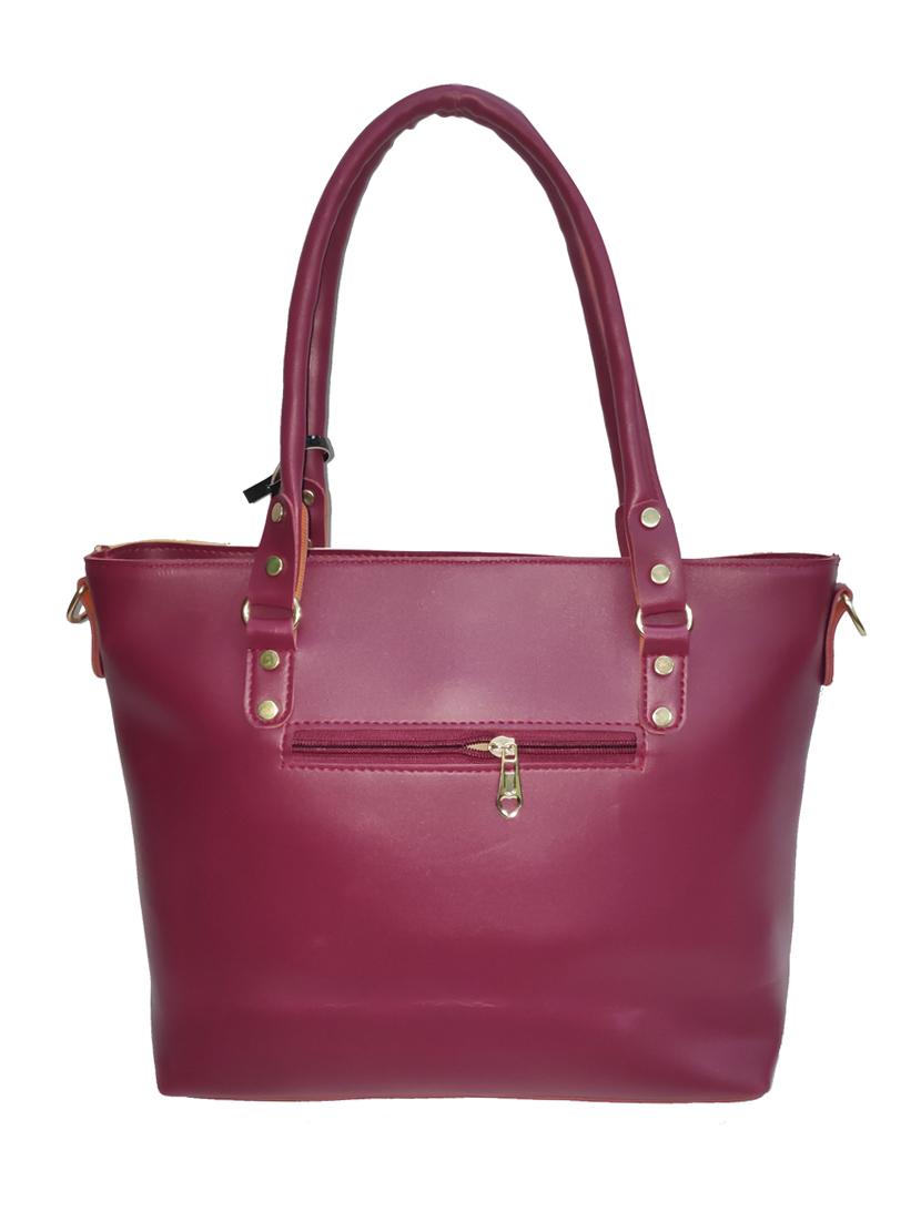 multi colored leatherette (pu) combo handbag - 18197698 - Standard Image - 1