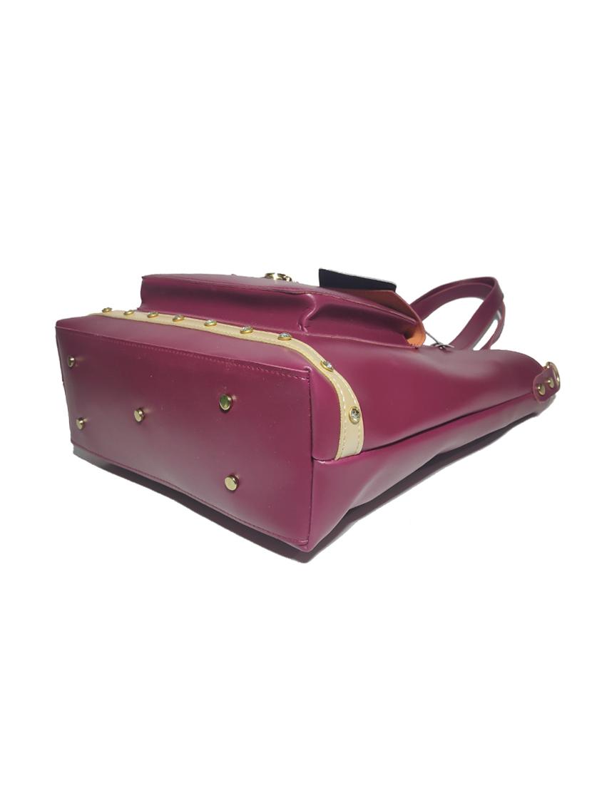 multi colored leatherette (pu) combo handbag - 18197705 - Standard Image - 1