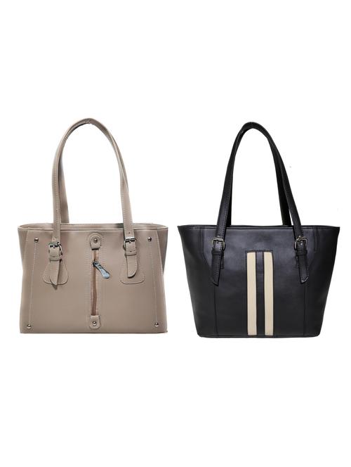multi colored leatherette (pu) combo handbag - 18197749 -  Standard Image - 0