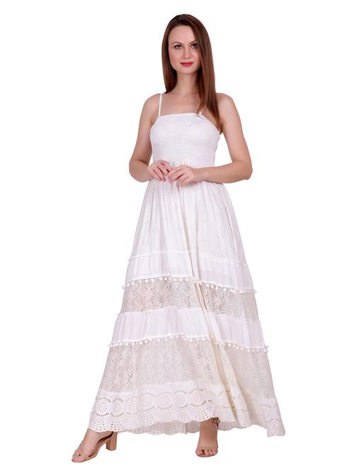 women's tiered dress self design dress - 18197953 -  Standard Image - 0