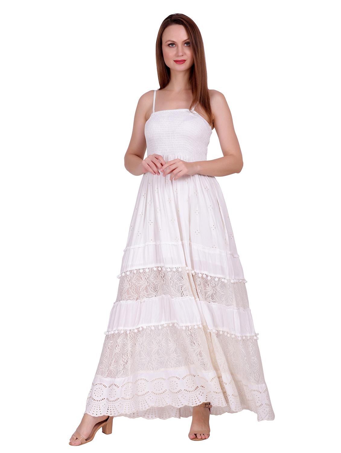 women's tiered dress self design dress - 18197953 -  Zoom Image - 0