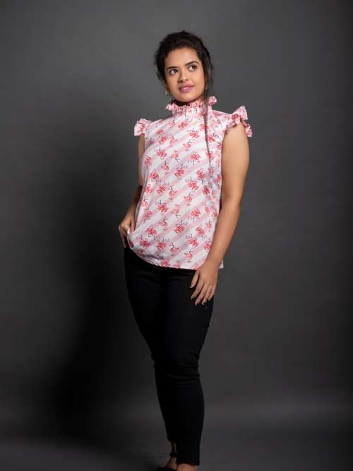 women's straight mock neck top - 18198303 -  Standard Image - 0