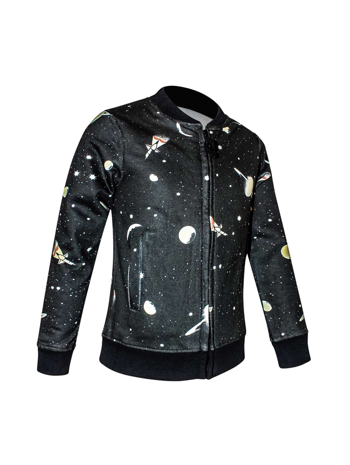 black printed sweatshirt - 18198978 - Standard Image - 1