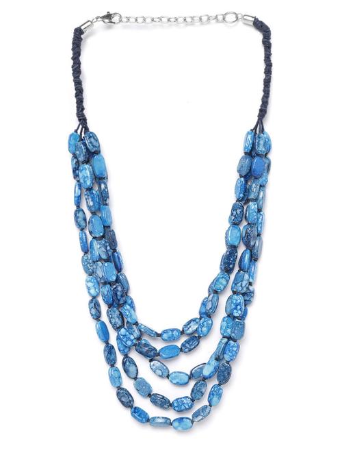 blue wool necklace - 18199026 -  Standard Image - 0