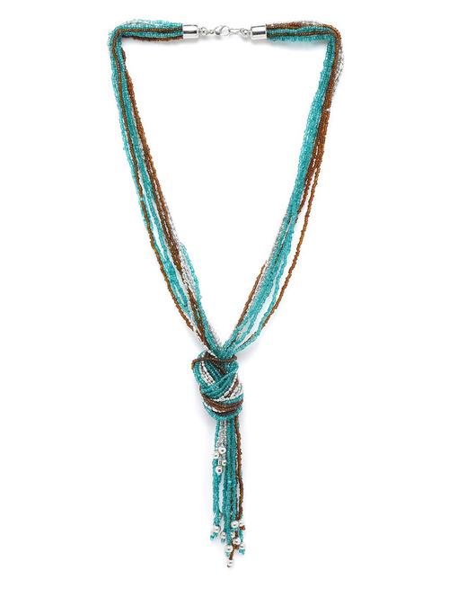 multi colored metal necklace - 18199056 - Standard Image - 0