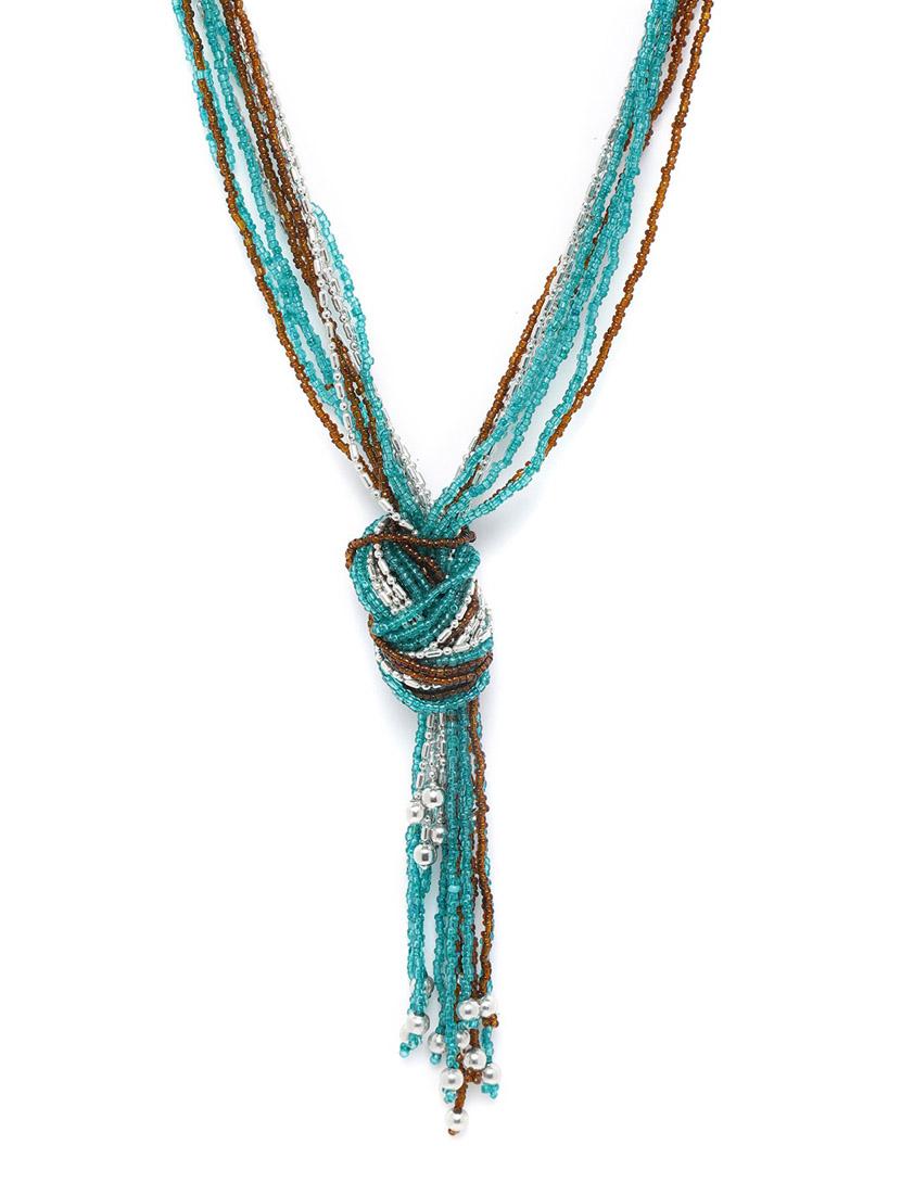 multi colored metal necklace - 18199056 - Standard Image - 1