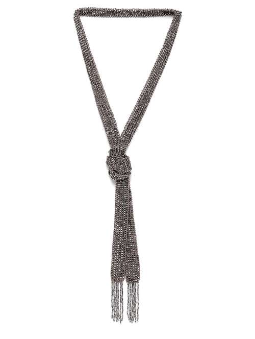 multi colored metal necklace - 18199080 -  Standard Image - 0