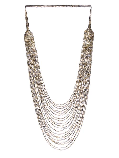 gold metal necklace - 18199091 - Standard Image - 0