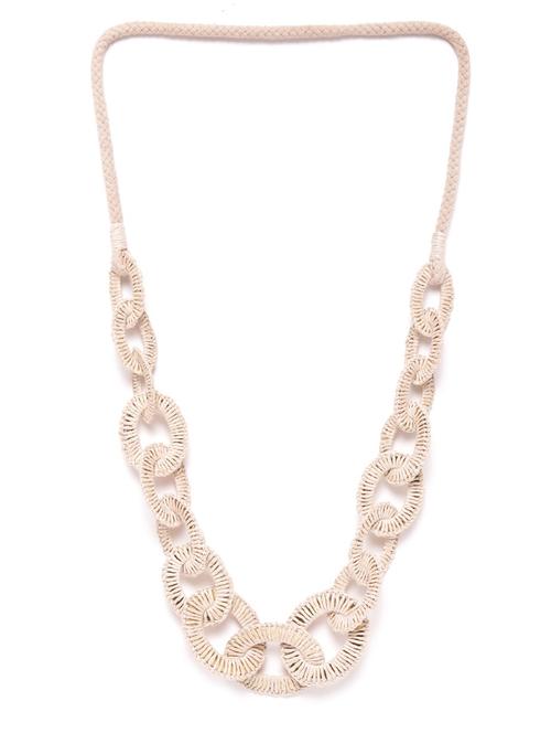 beige wool necklace - 18199100 -  Standard Image - 0