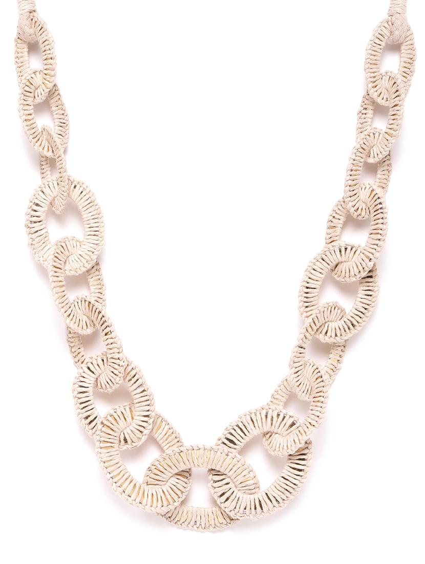 beige wool necklace - 18199100 -  Standard Image - 1
