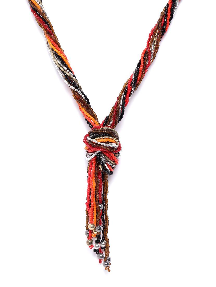 multi colored metal necklace - 18199103 - Standard Image - 1