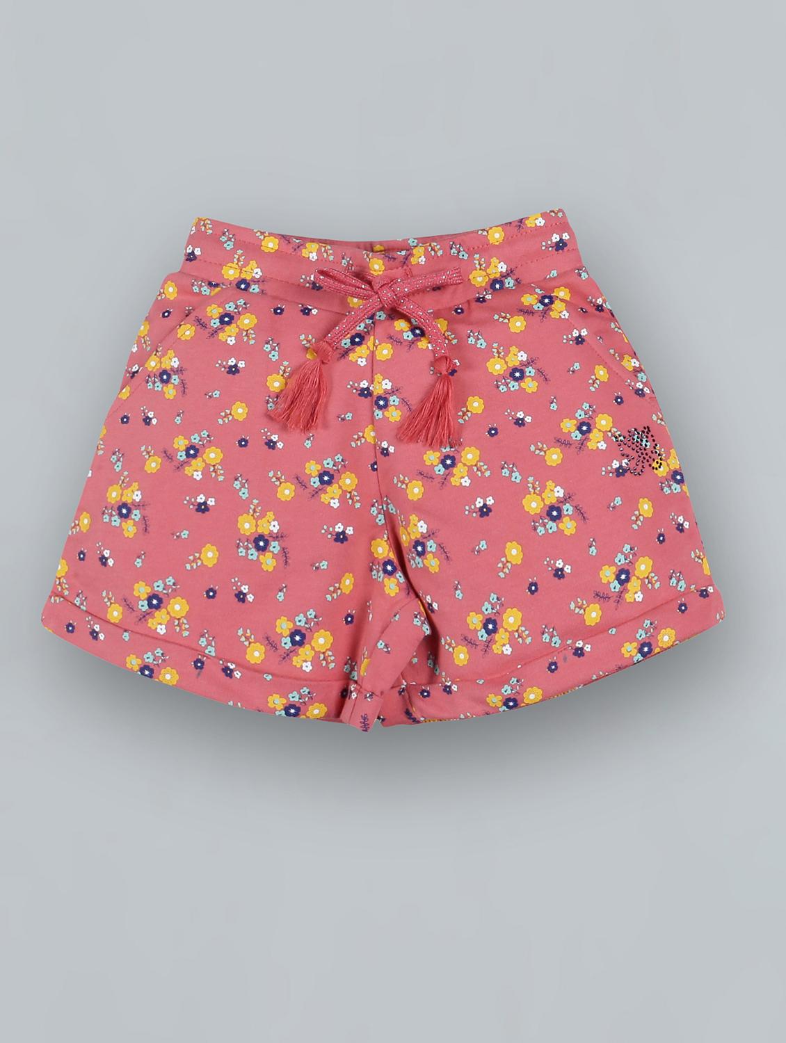 round neck printed shorts set - 18199521 - Standard Image - 1