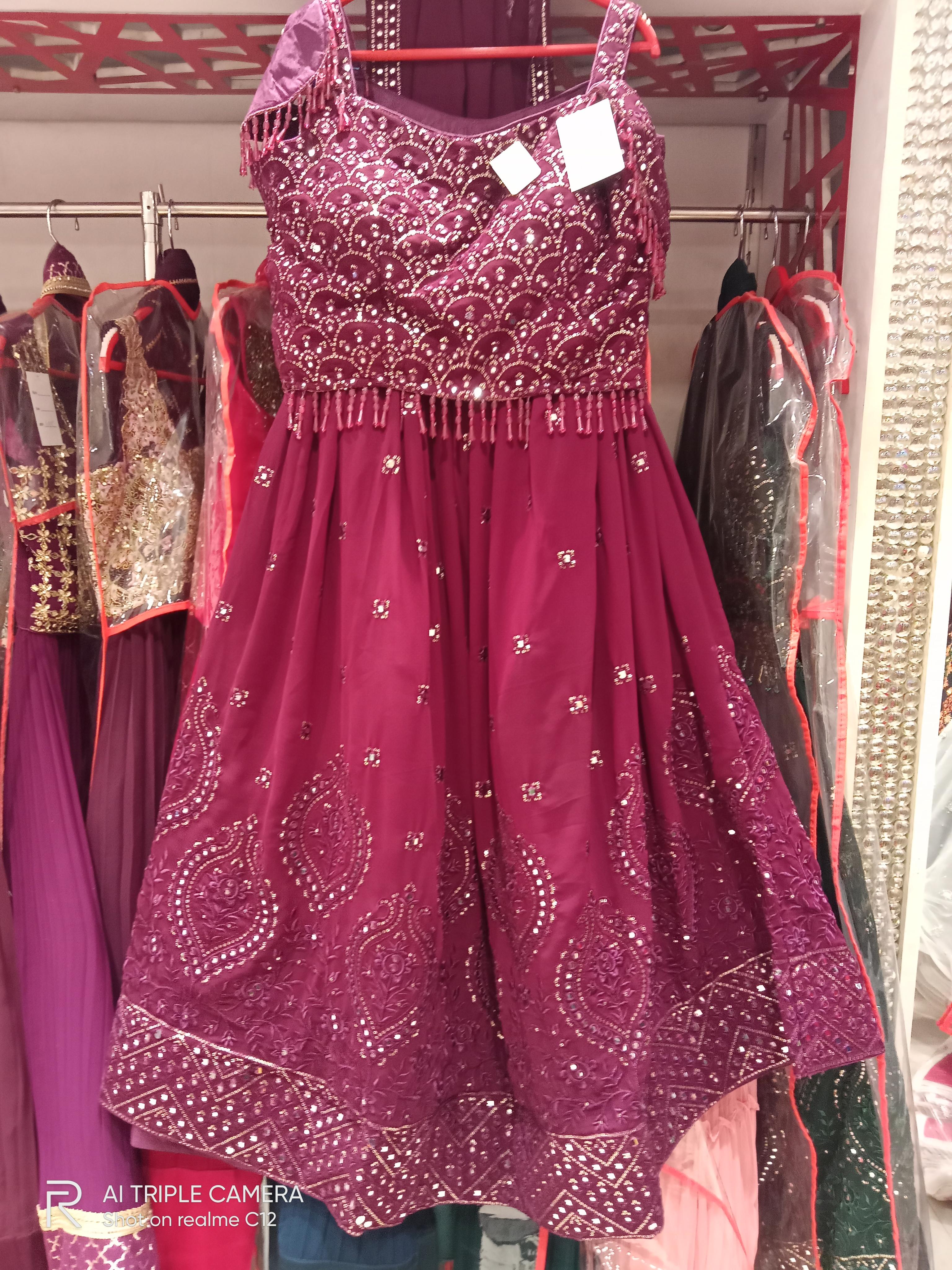georgette lehenga - 18202424 - Standard Image - 1