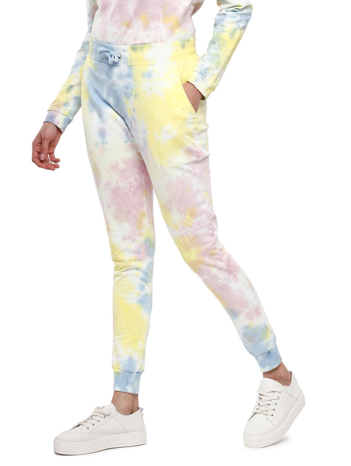 drawstring waist tie & dye jogger - 18202954 - Standard Image - 1