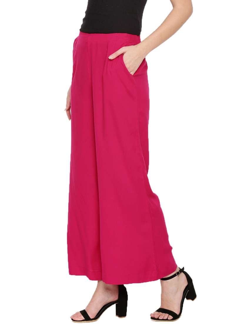 solid straight palazzo - 18203000 - Standard Image - 1