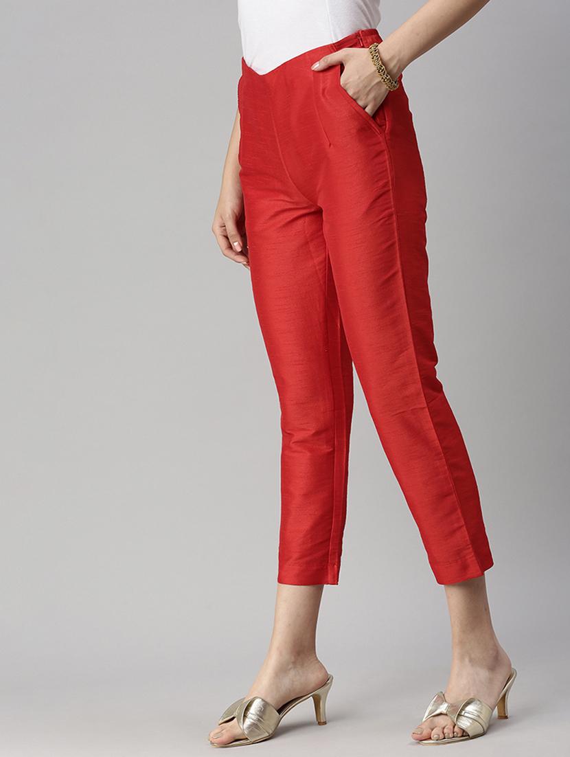 de moza women cigarette pant - 18203035 - Standard Image - 1