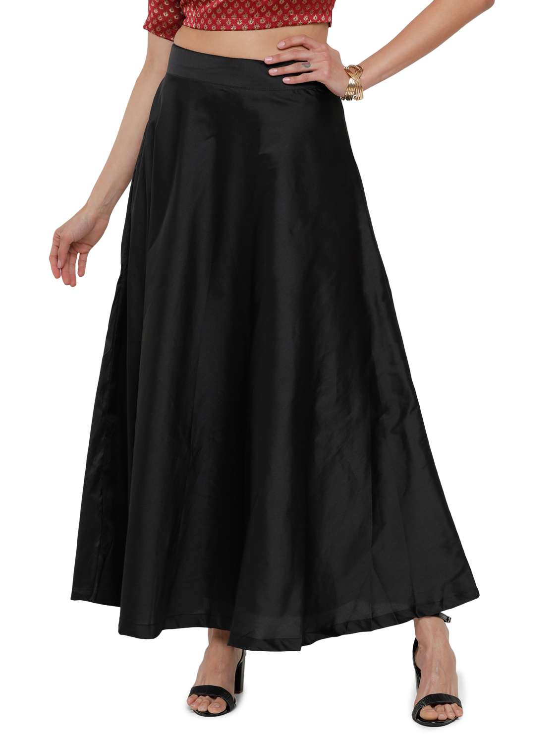 high rise flared skirt - 18203264 - Zoom Image - 0
