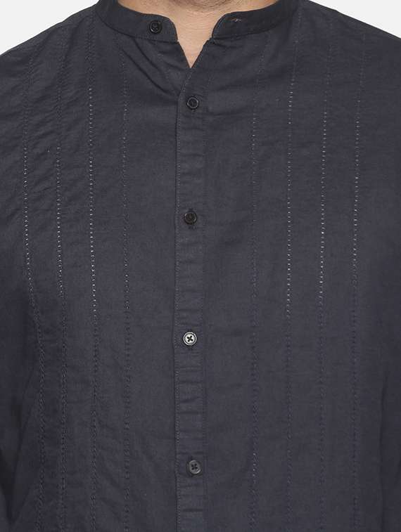 mens solid casual shirt - 18203328 -  Standard Image - 4