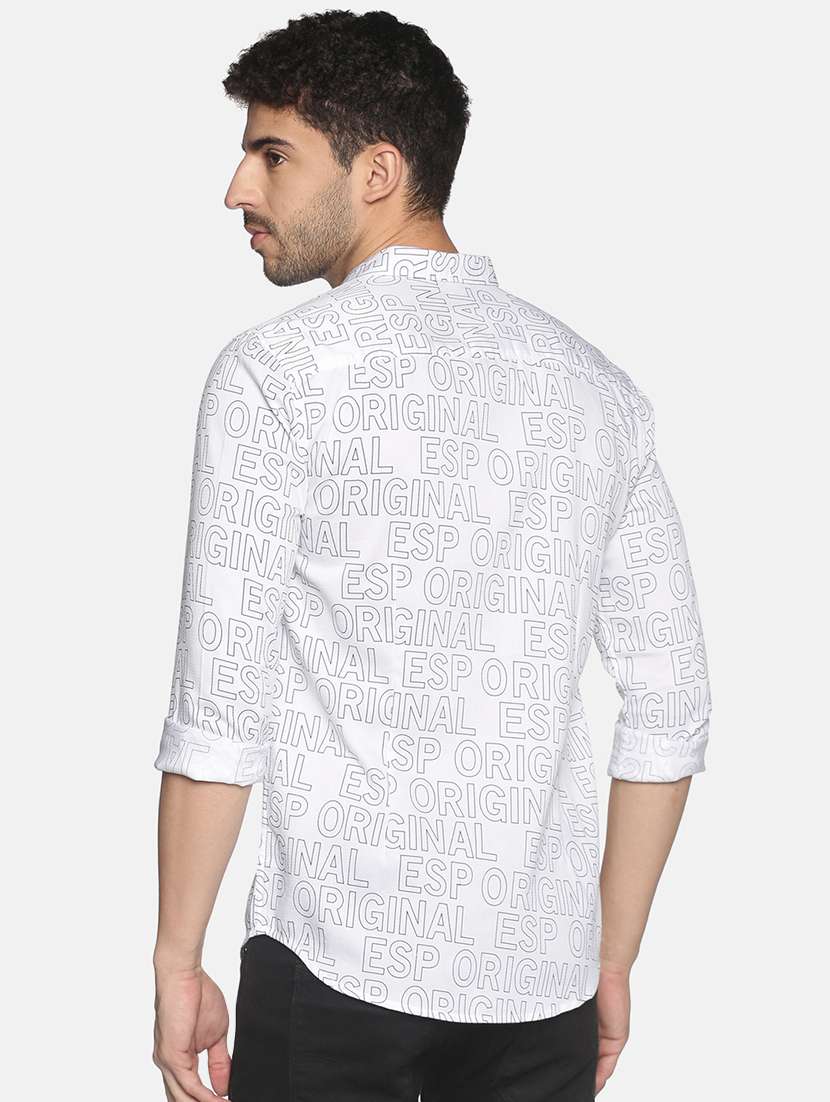mens typography casual shirt - 18203332 -  Standard Image - 1