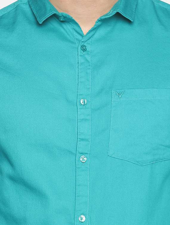 mens solid casual shirt - 18203369 -  Standard Image - 4