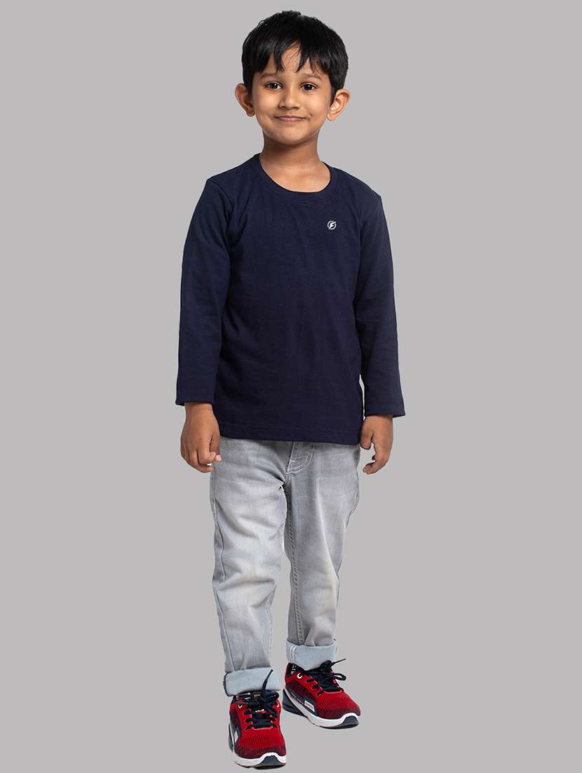 round neck solid t-shirt - 18204146 -  Standard Image - 1