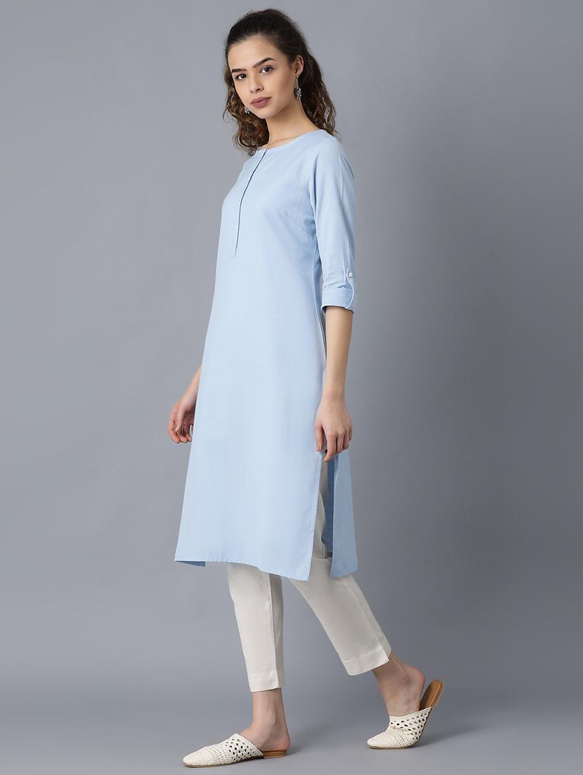 women's straight kurta - 18204789 -  Standard Image - 1