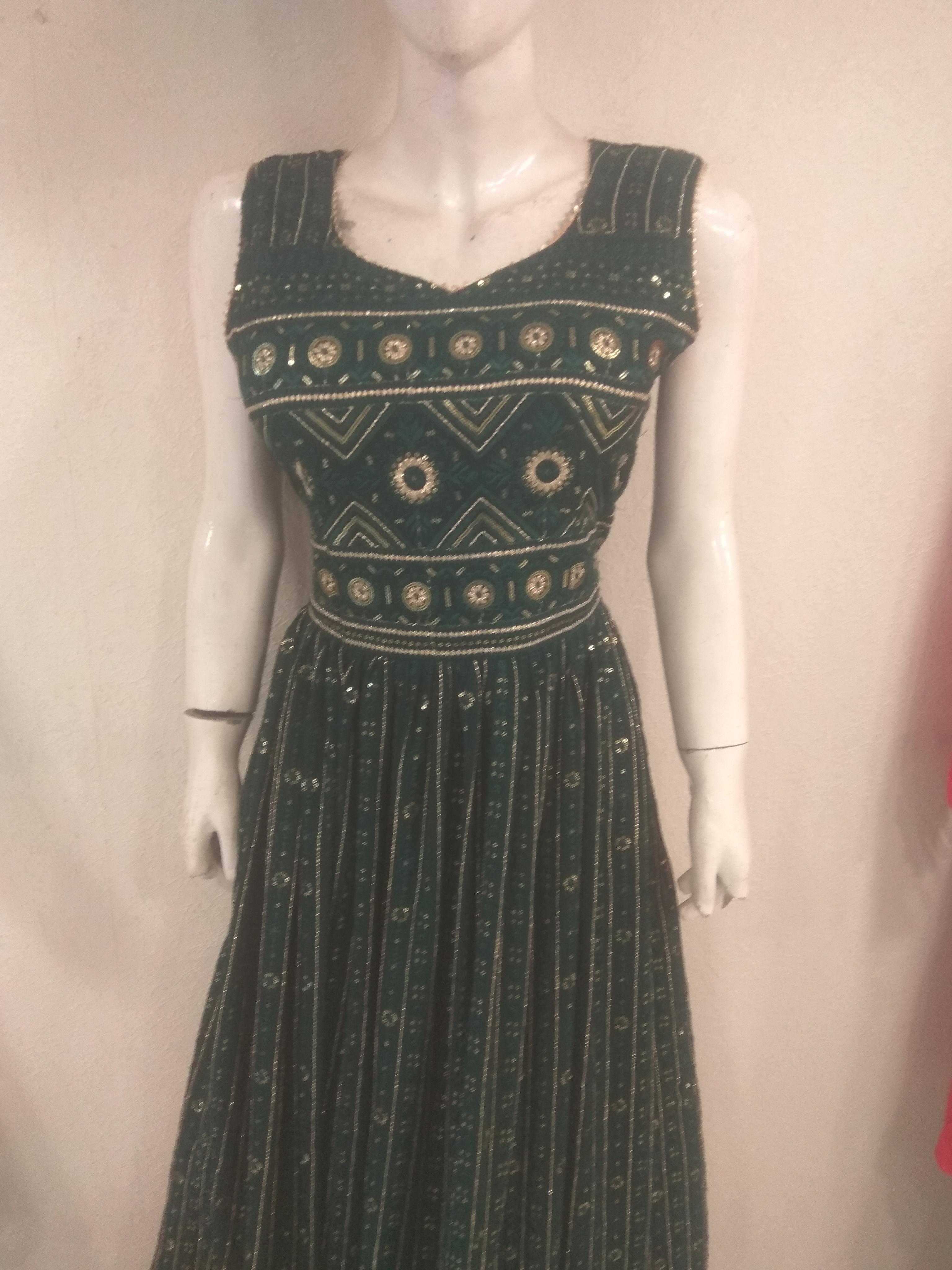 lehnga choli green color - 18204925 - Standard Image - 1