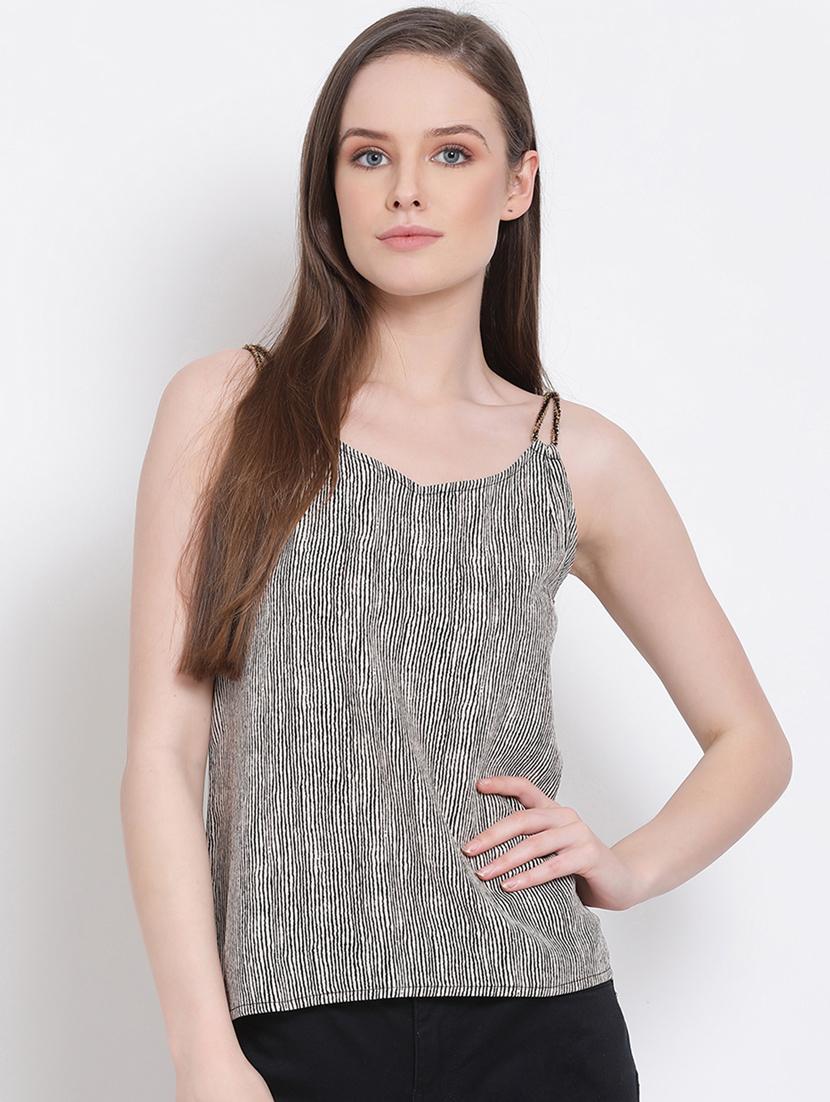 women's straight shoulder strap top - 18204945 -  Zoom Image - 0