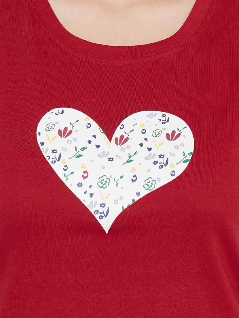 shirt collar printed nightwear capri set - 18205158 - Standard Image - 4