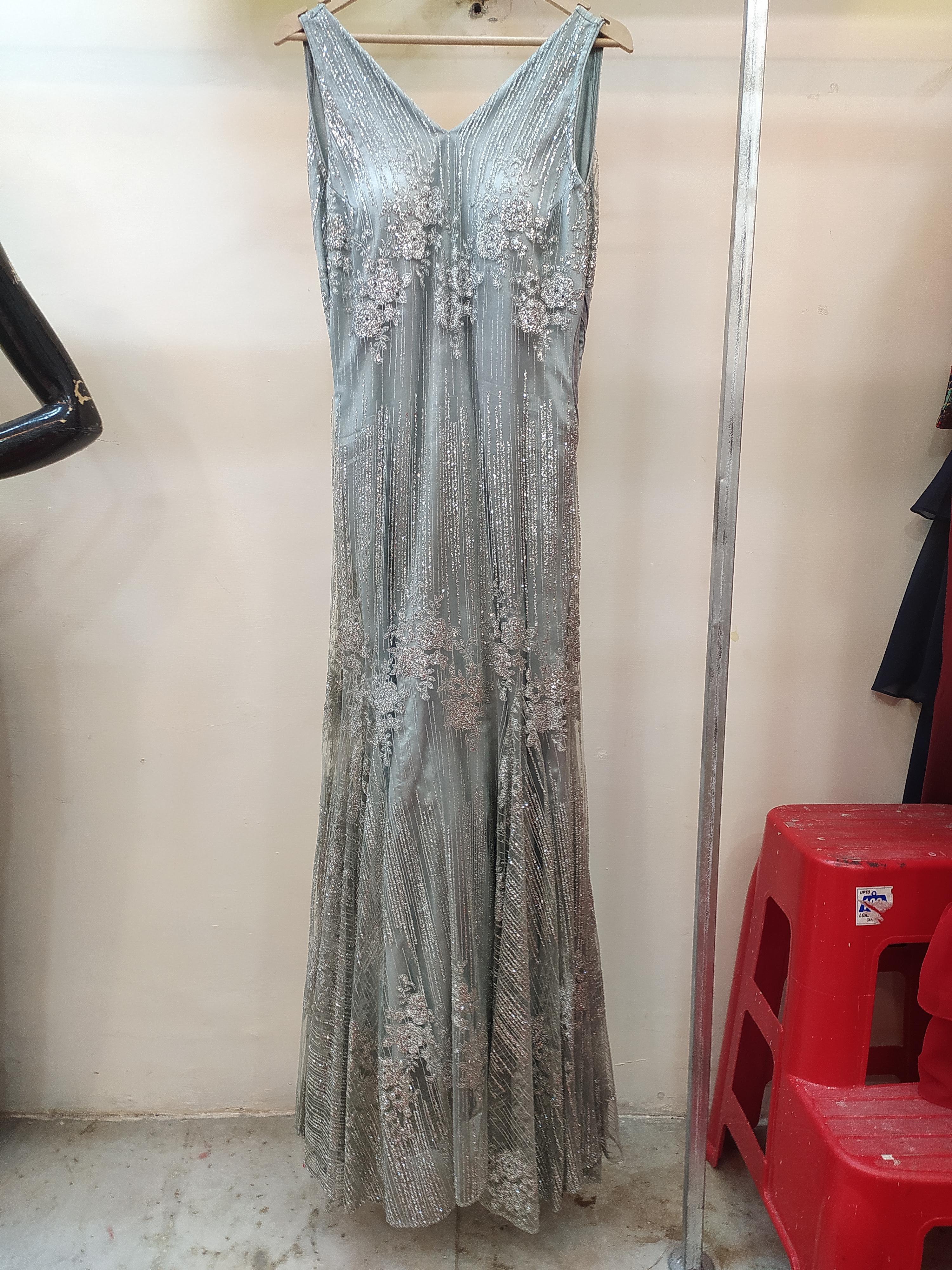 gowns grey color - 18205223 - Standard Image - 1