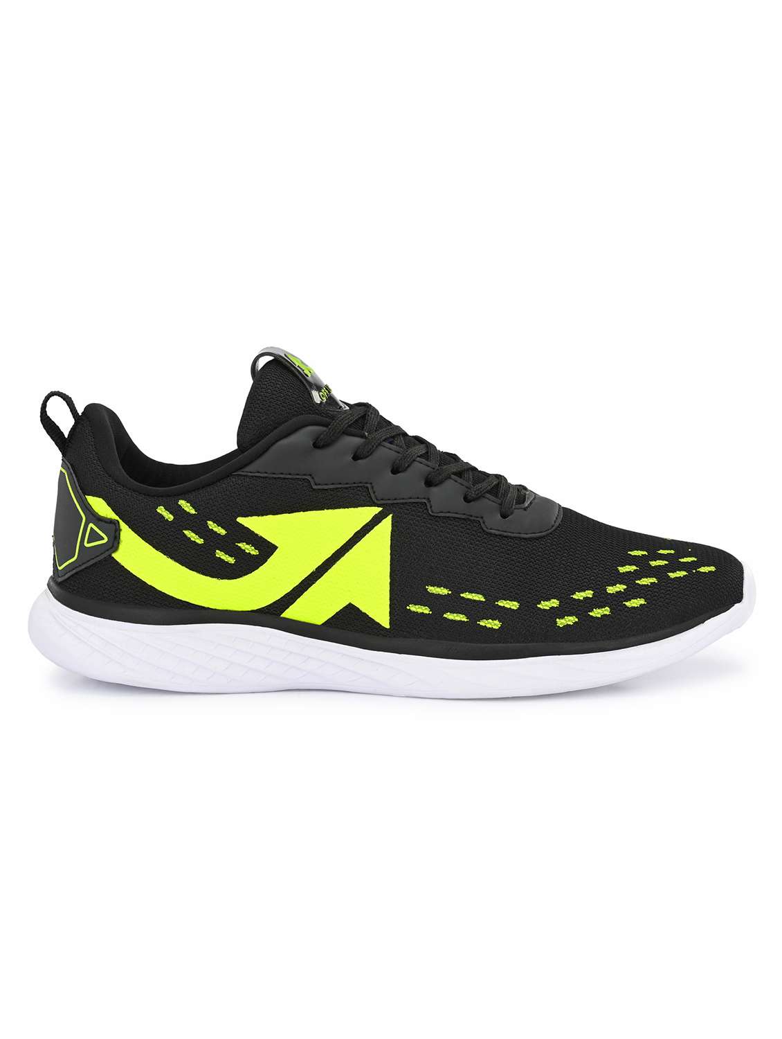 black synthetic sport shoes - 18206975 -  Standard Image - 1