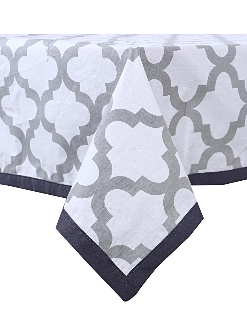 texstylers pure cotton abstract jaipuri print 6 seater dining table cloth cover - 18207455 - Standard Image - 1